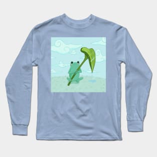 Frog Rainy Day Long Sleeve T-Shirt